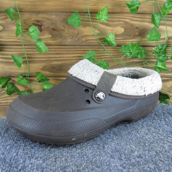 Crocs‎ Men's Clog Brown Synthetic Size 9 Medium Used 2025 - Picture 1 of 7